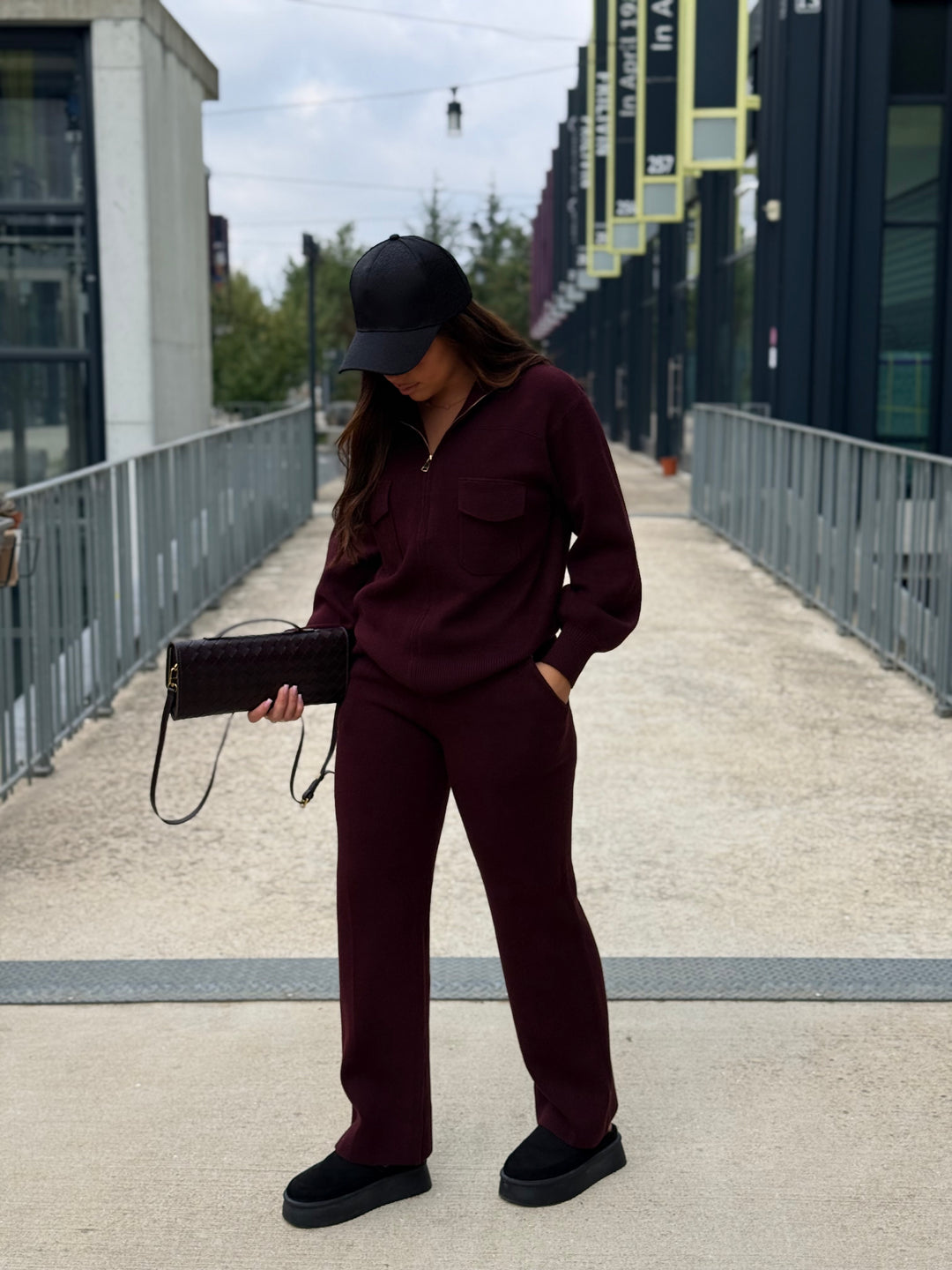 Ensemble maille zip 8930