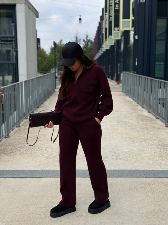 Ensemble maille zip 8930