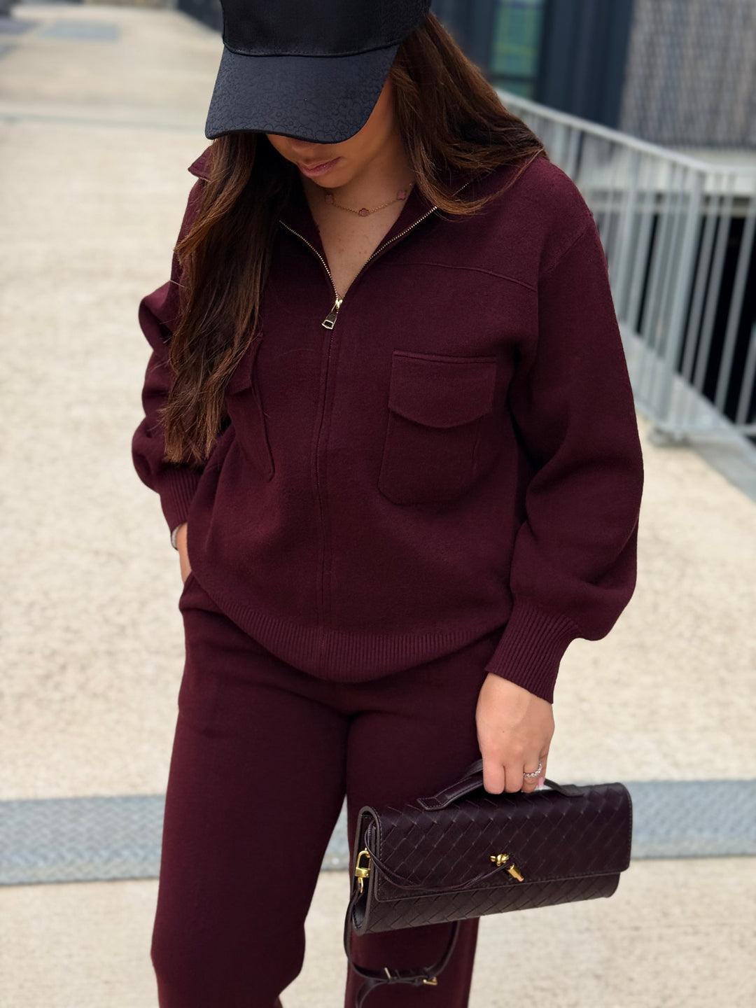 Ensemble maille zip 8930
