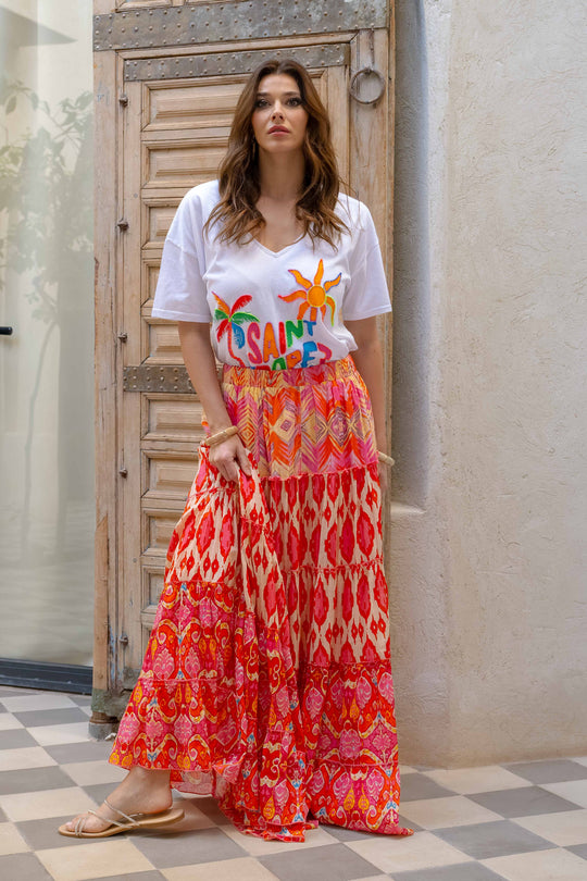 Jupe imprimée Bianca COSTA