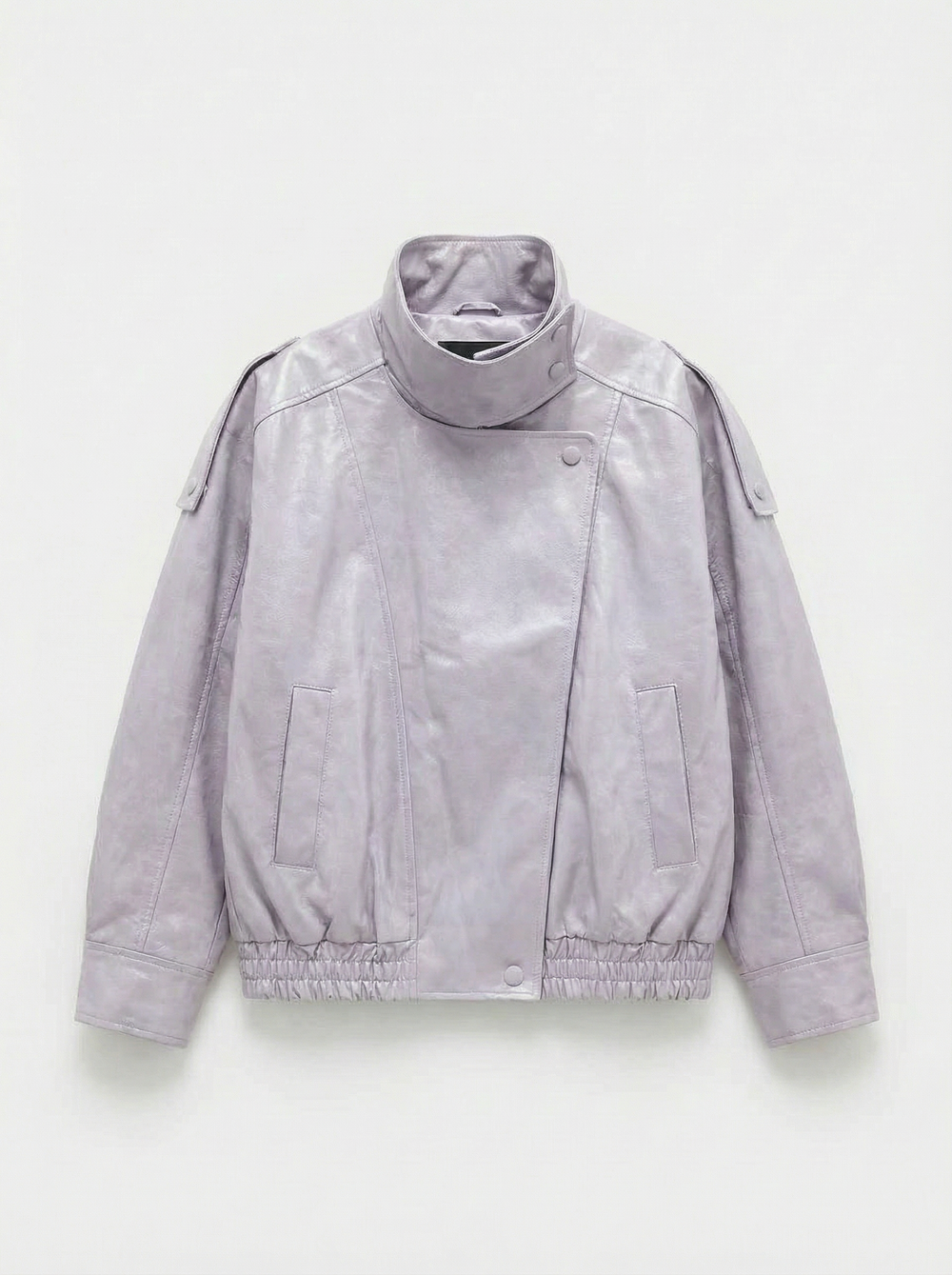 Bomber similicuir Lila D08