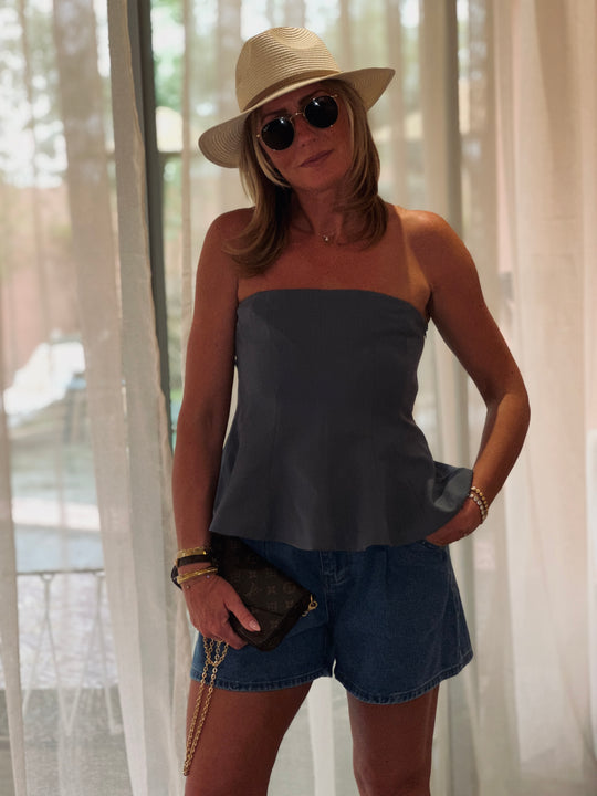 Bustier gris/H3866