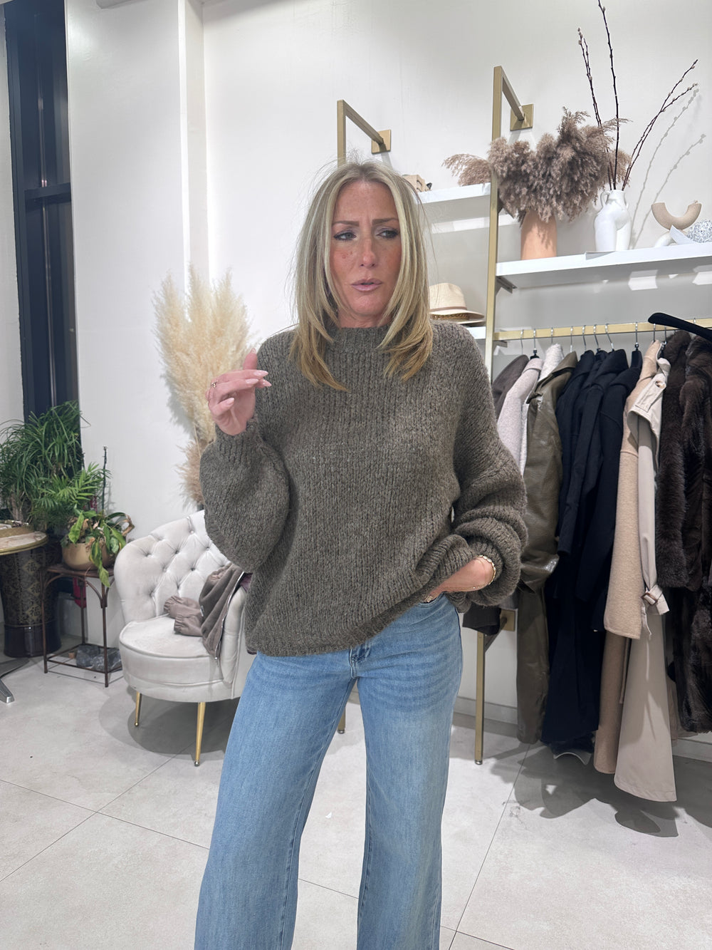 Pull simple loose Amina