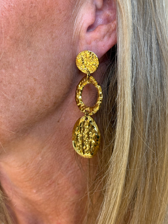 Boucles d’oreilles ovale fermée
