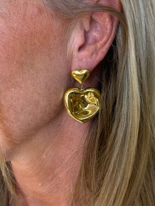 Boucles d’oreilles cœur Mila
