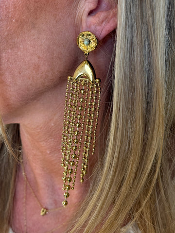 Boucles d'oreilles frange