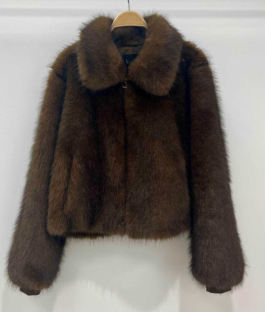 Fourrure court choco 8745