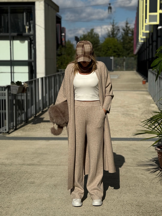 Gilet maille long 8892