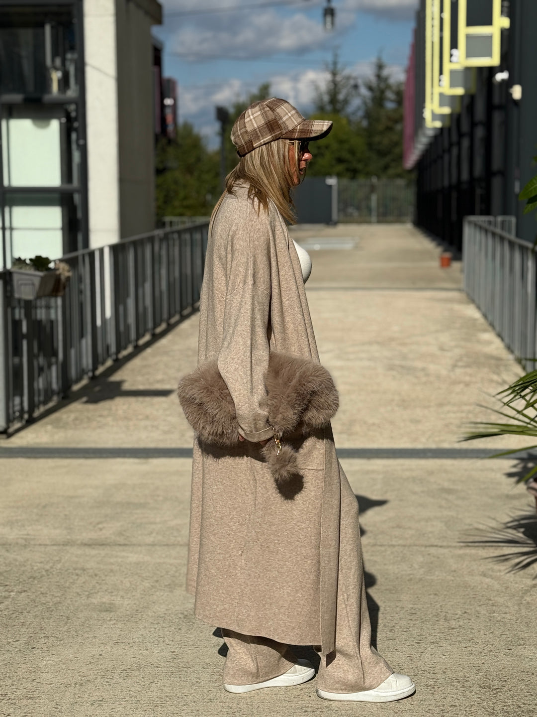 Gilet maille long 8892