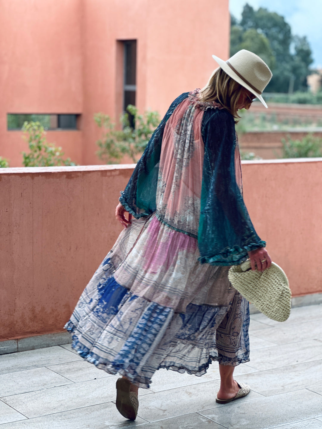 Robe bohème imprimée / R1403