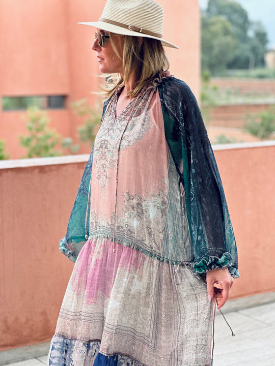 Robe bohème imprimée / R1403