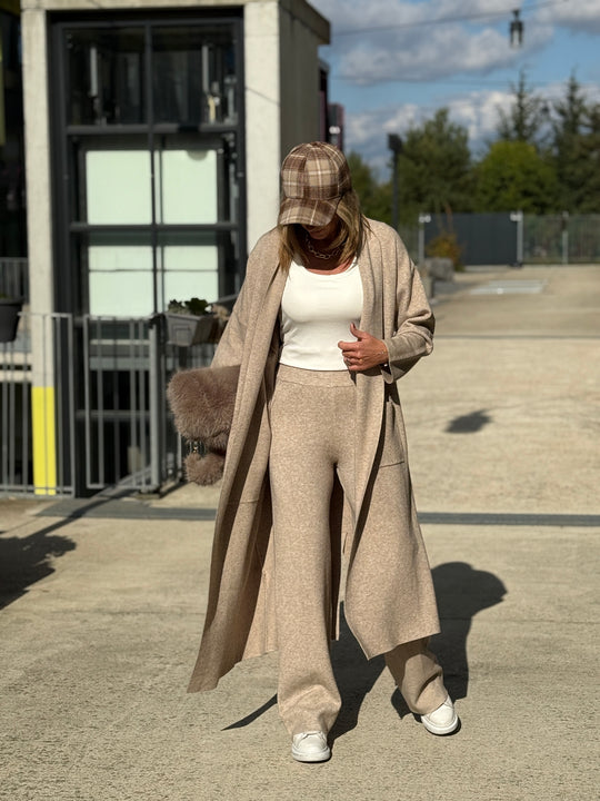 Gilet maille long 8892
