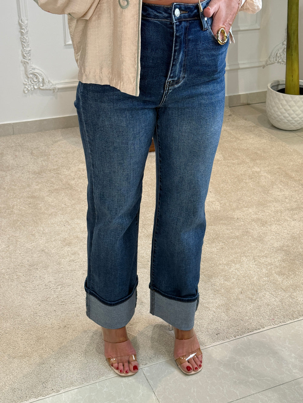 Jean BLEU DROITE revers en bas 3094