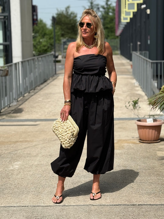 Ensemble bustier pantalon Noir 1395