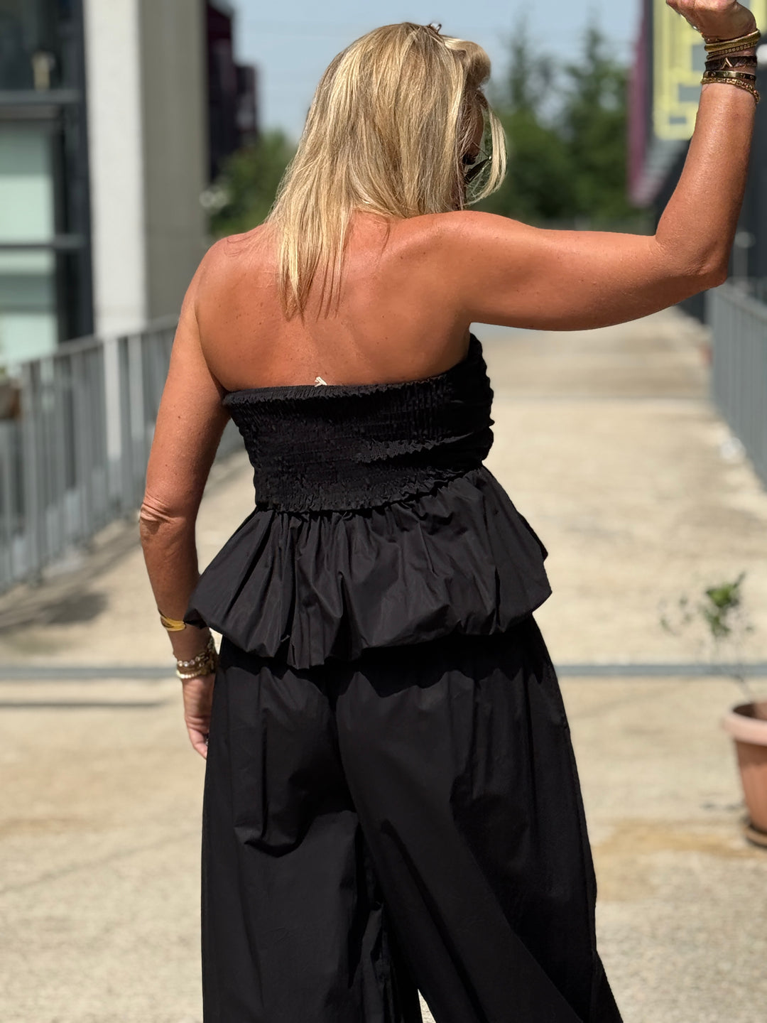 Ensemble bustier pantalon Noir 1395