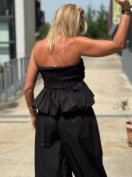 Ensemble bustier pantalon Noir 1395
