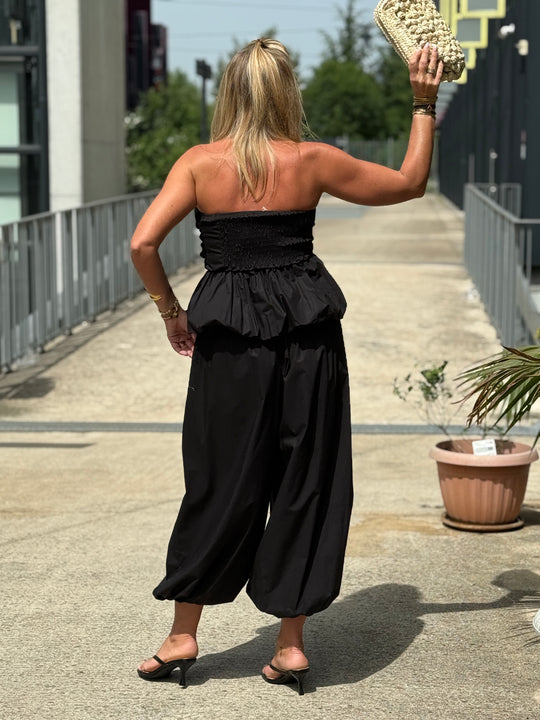 Ensemble bustier pantalon Noir 1395