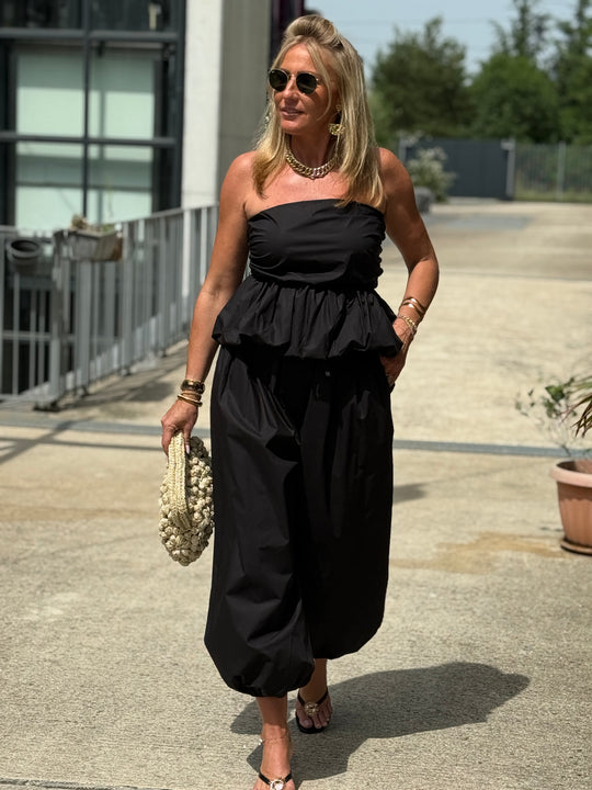 Ensemble bustier pantalon Noir 1395
