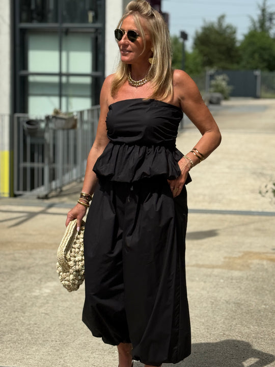 Ensemble bustier pantalon Noir 1395