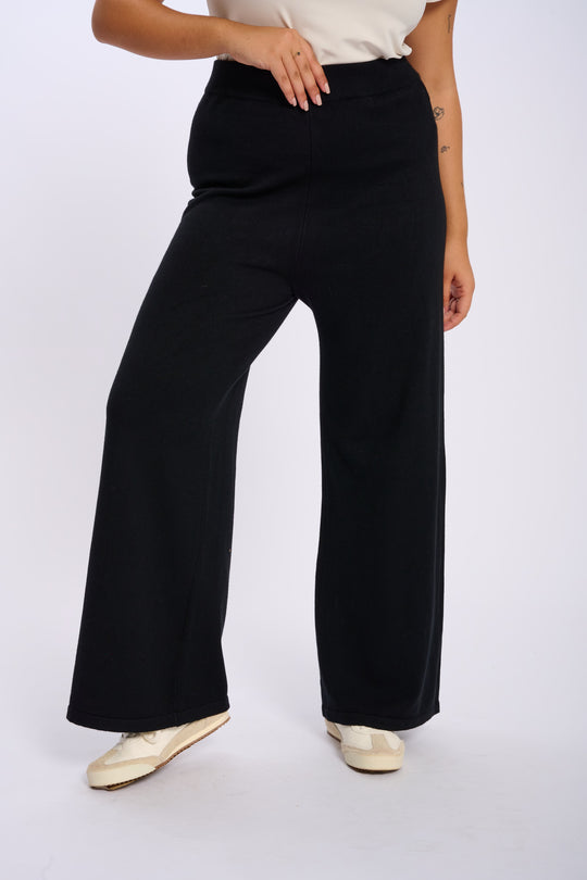 PANTALON MAILLE SOPHIE NOIR(40 au 50)