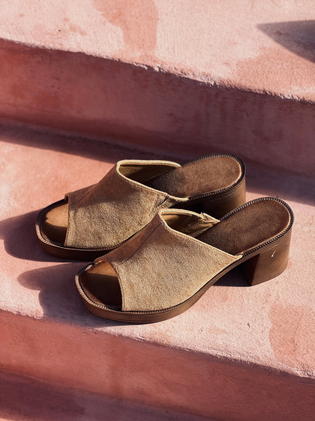 Sabot daim camel /8242