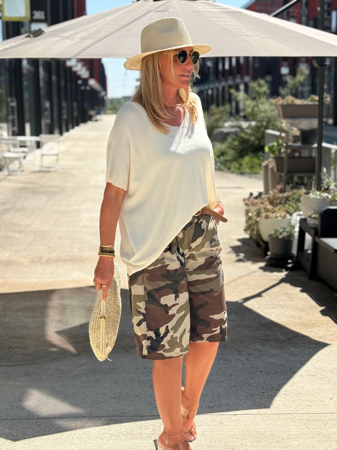 Bermuda oversize militaire 52325