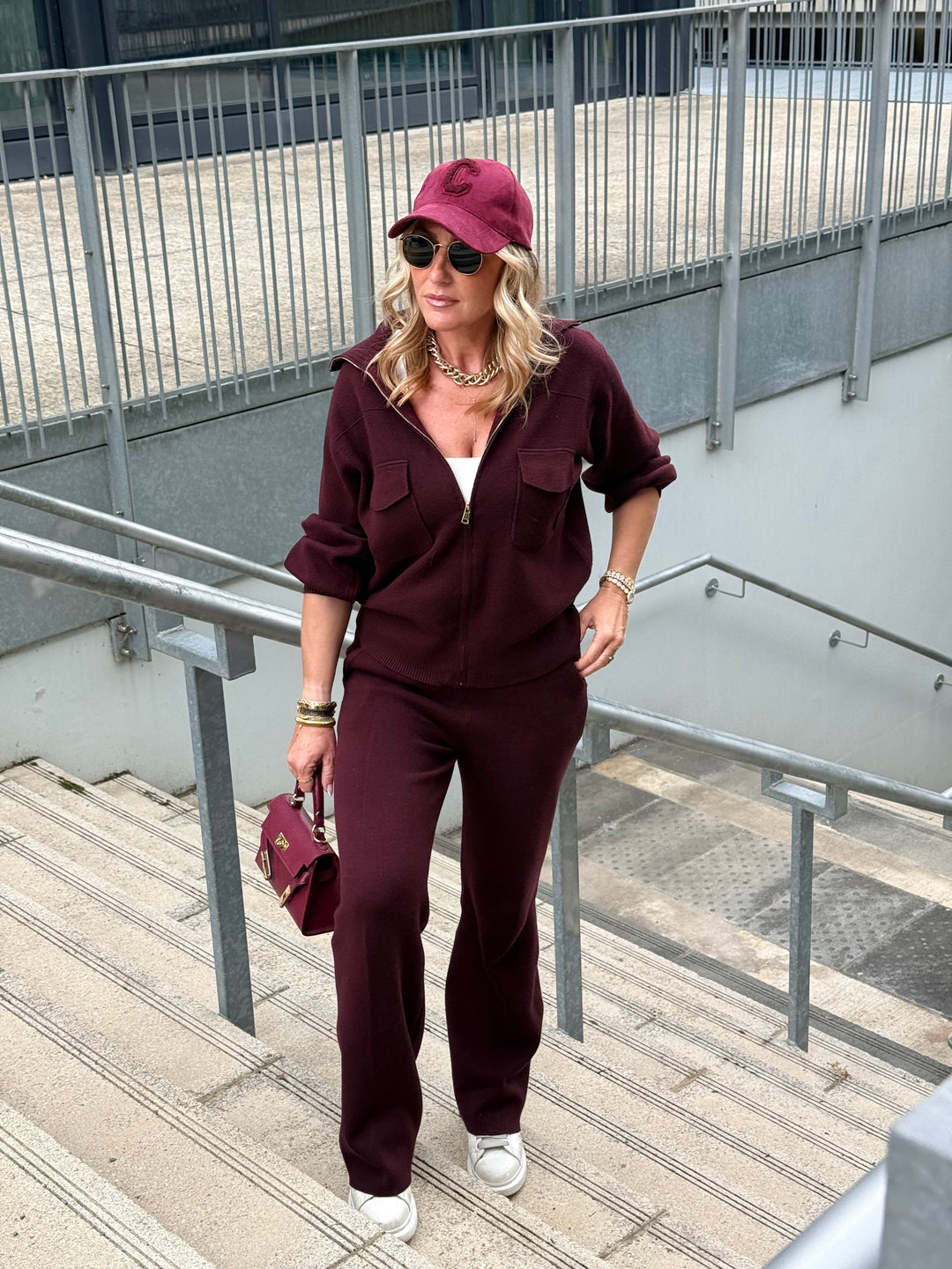 Ensemble maille zip 8930