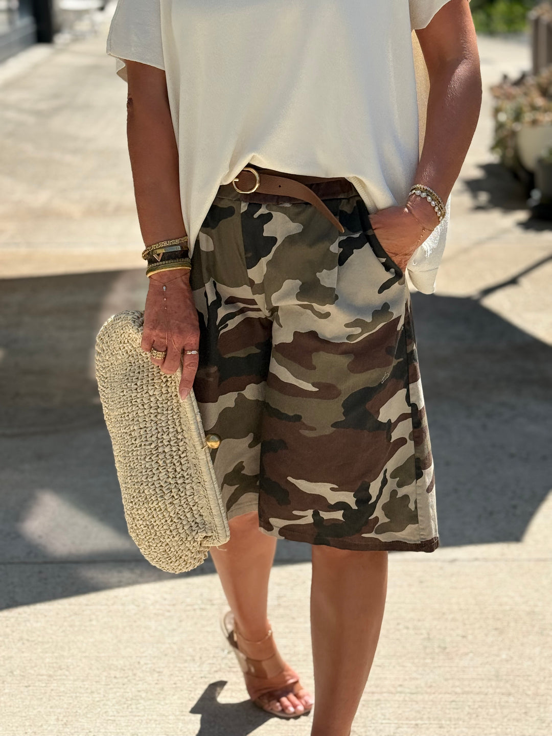 Bermuda oversize militaire 52325