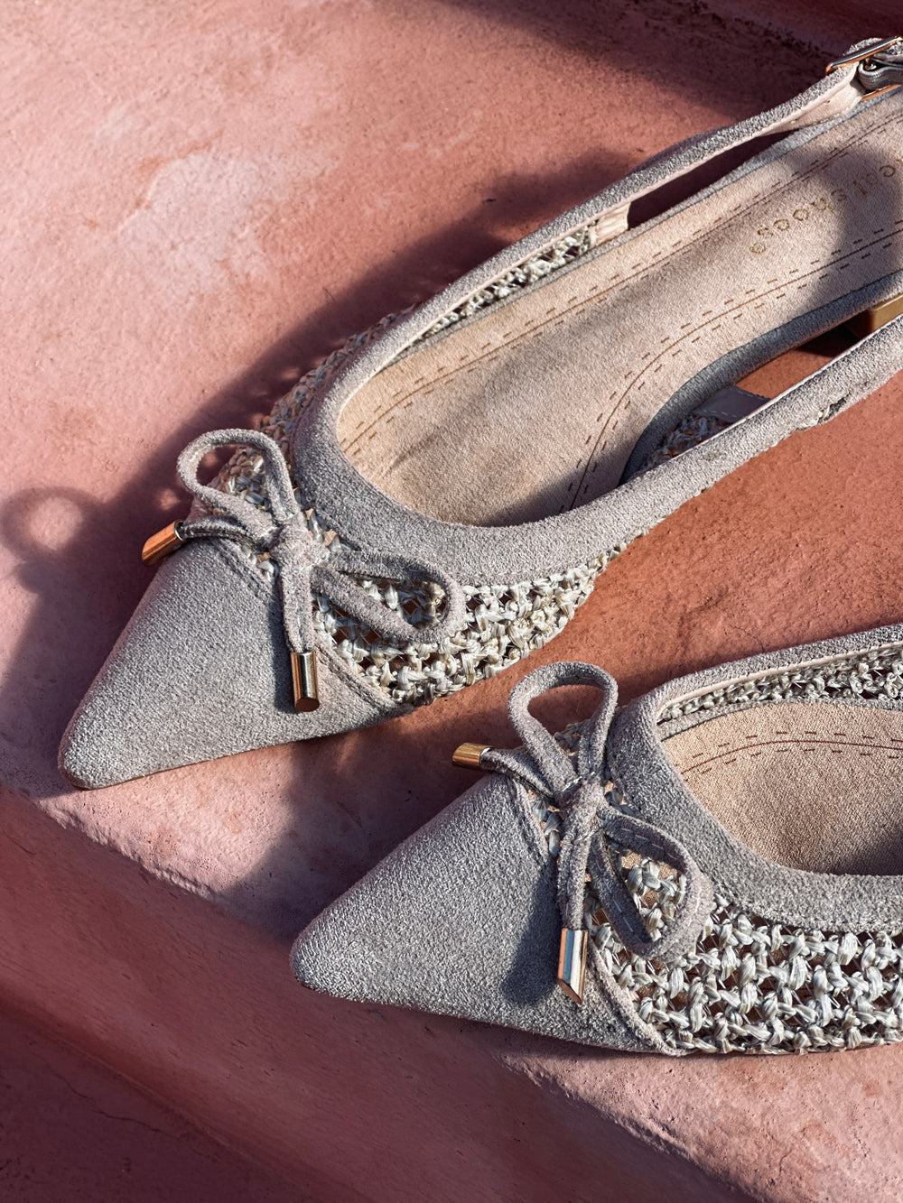 Mules taupe noeud /5200