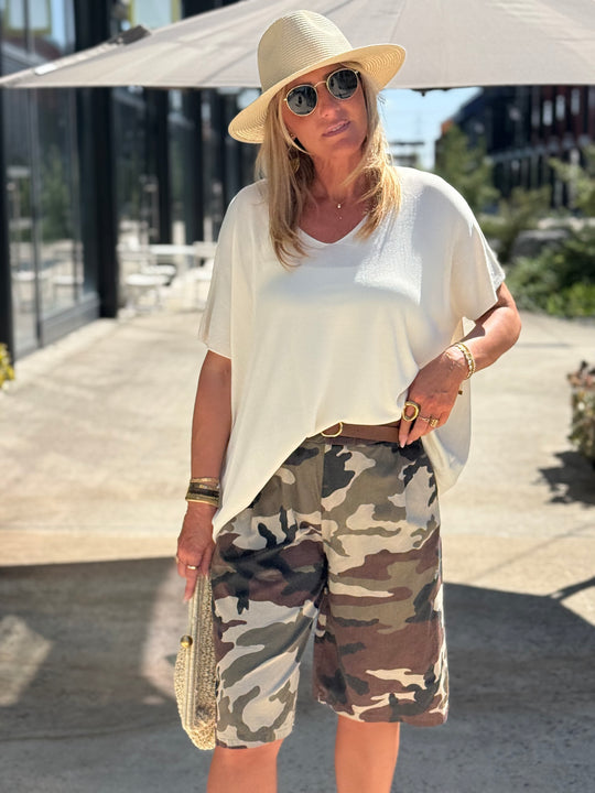 Bermuda oversize militaire 52325