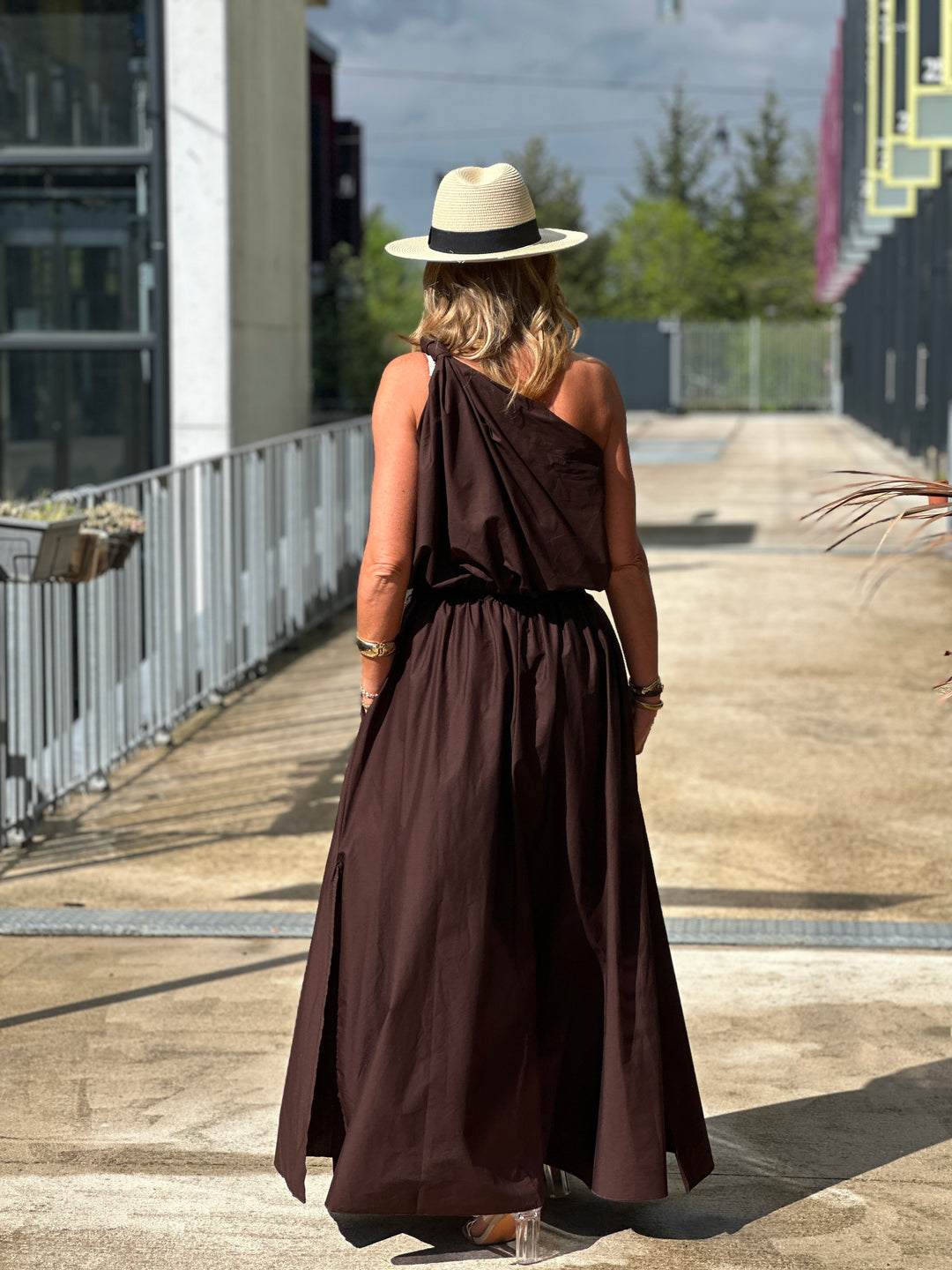Jupe choco fente évasée Léa 329