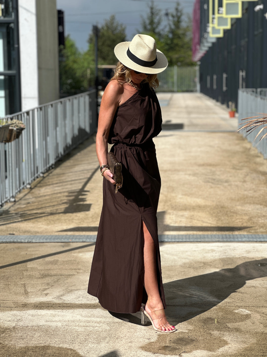 Jupe choco fente évasée Léa 329
