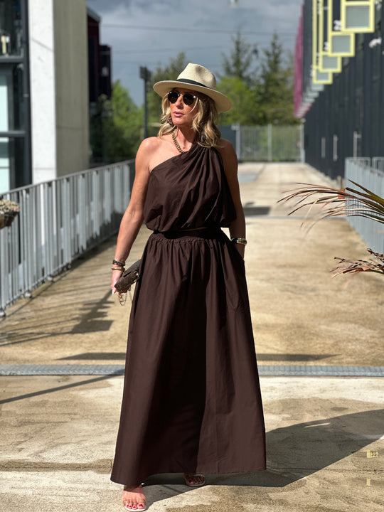 Jupe choco fente évasée Léa 329