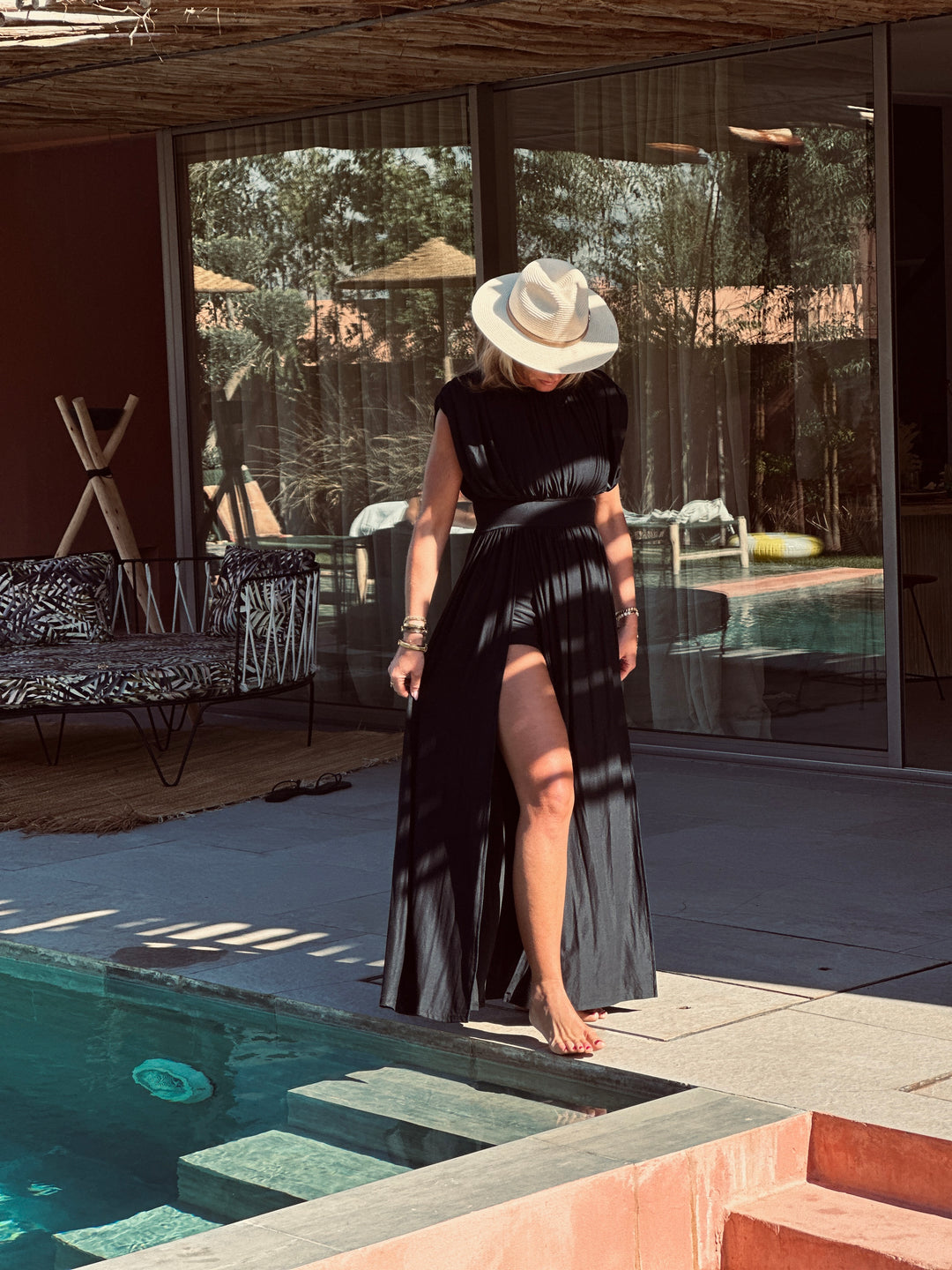 Robe noir fentu/R7099