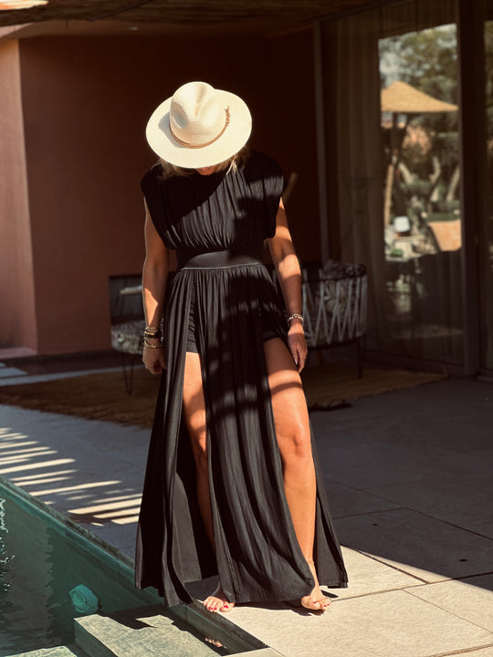 Robe noir fentu/R7099