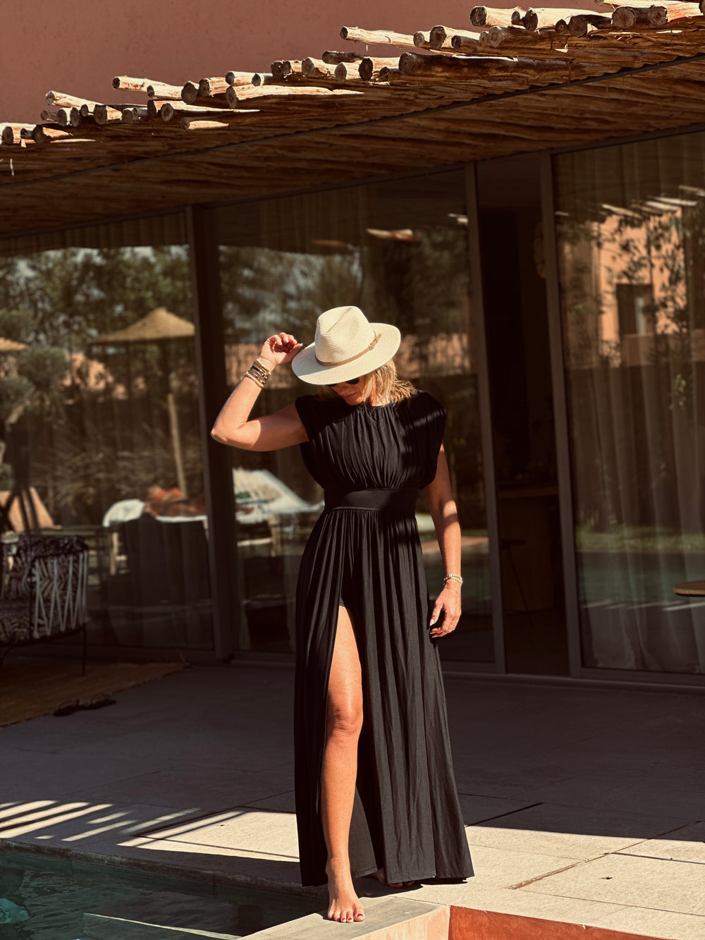 Robe noir fentu/R7099