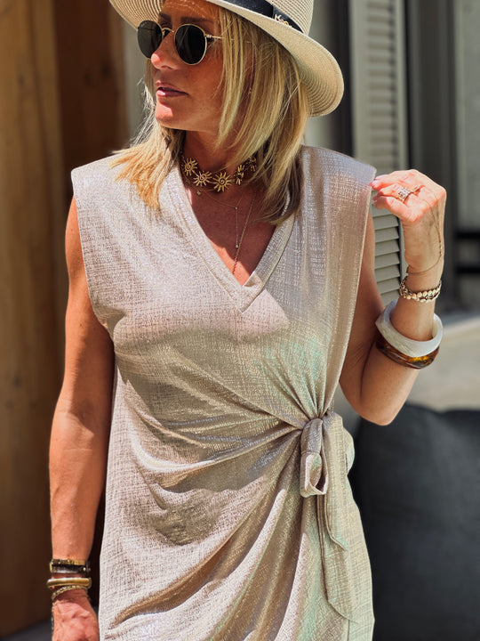Robe lurex or 240023