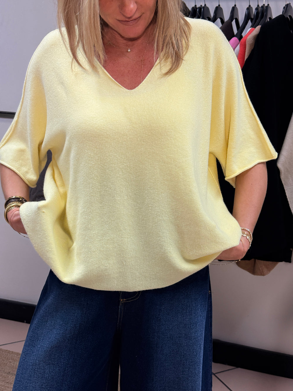 Pull manches courtes Lolette