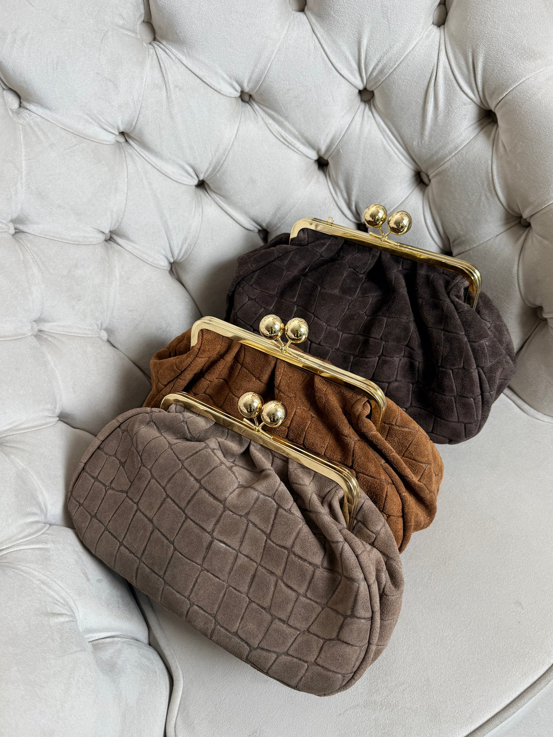 Sac cuir croco