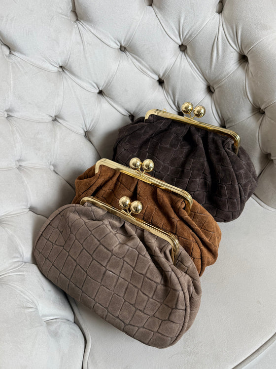 Sac cuir croco