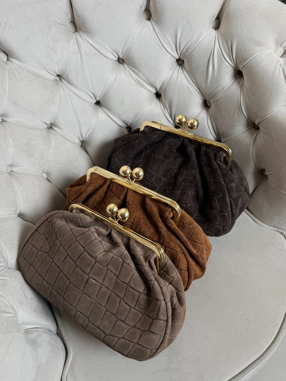 Sac cuir croco