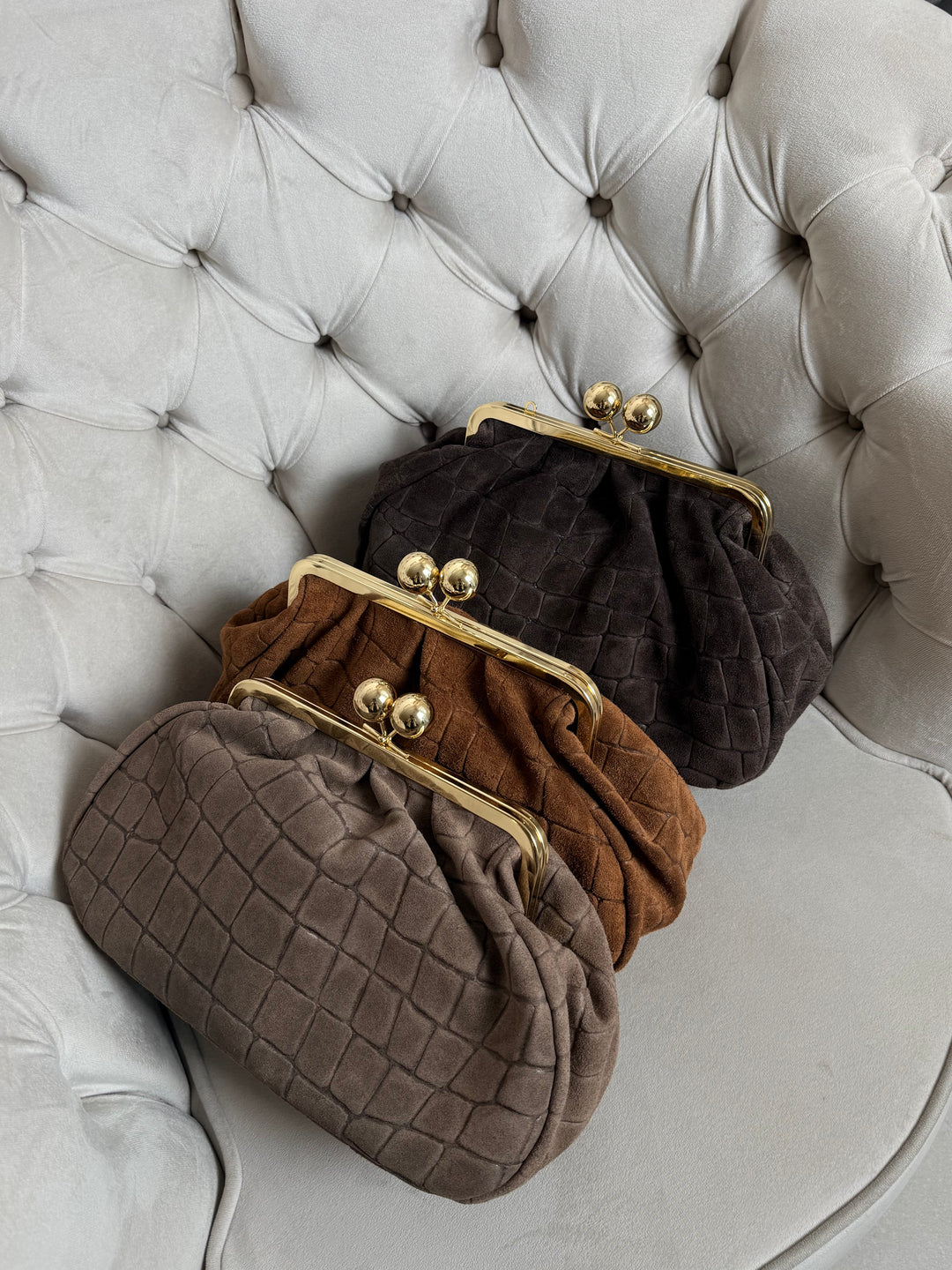 Sac cuir croco