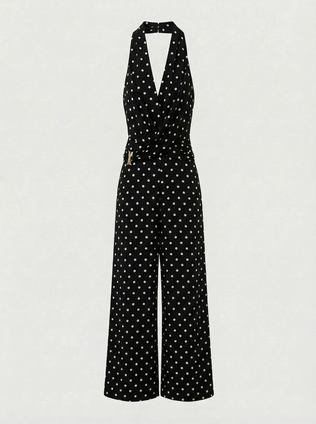Combinaison à pois Noir M7567
