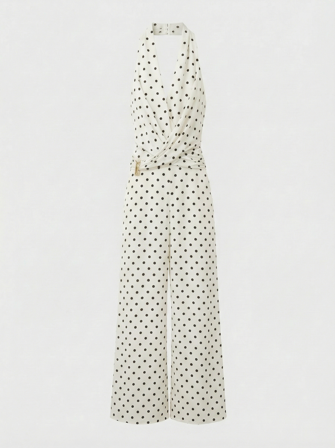 Combinaison à pois Ecru M7567