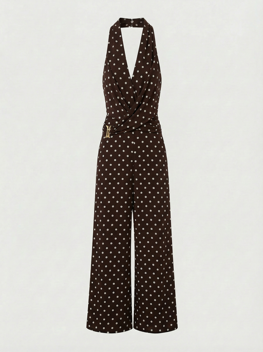 Combinaison à pois choco M7567