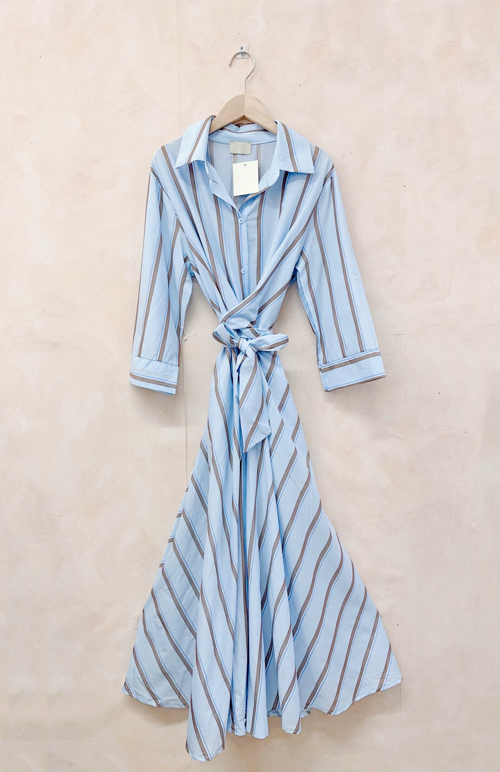 Robe longue rayure 4885