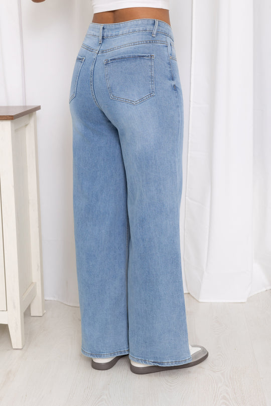 Jean bleu claire droite  L8220