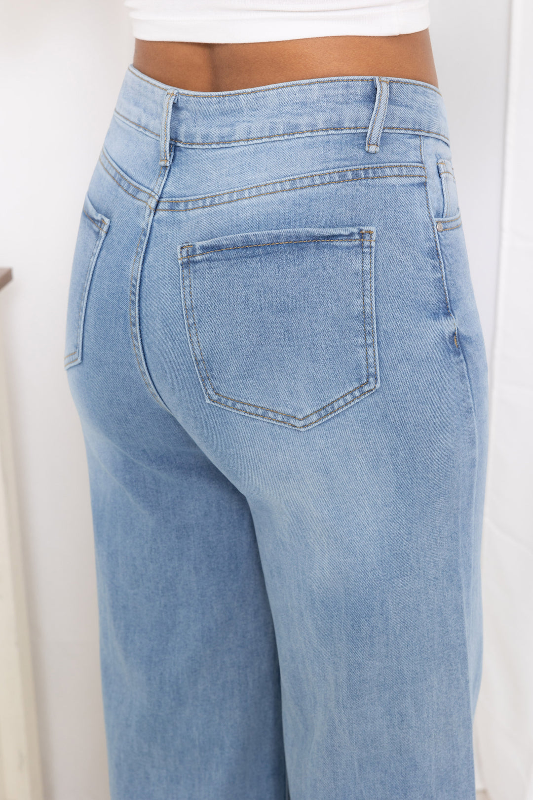 Jean bleu claire droite  L8220