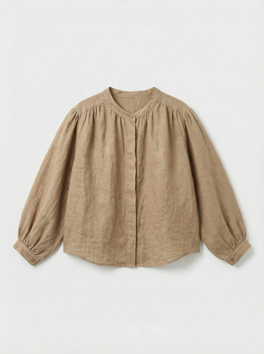 CHEMISES Simple LIN Camel C79043