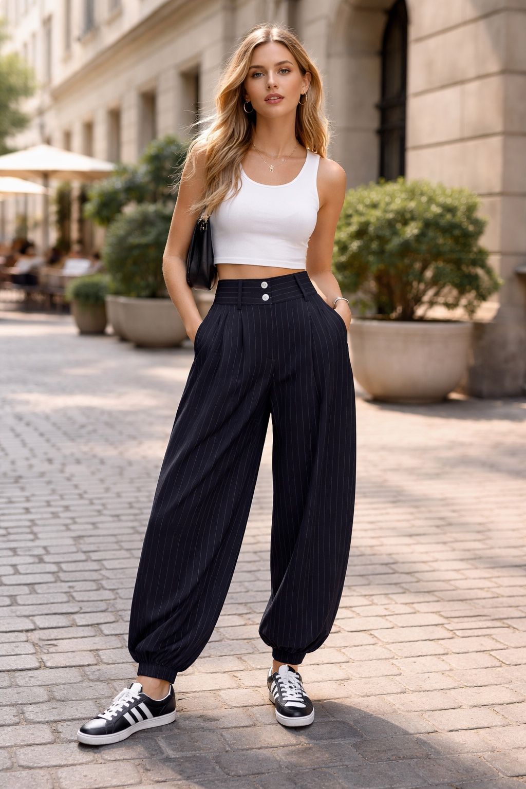 Pantalon rayure ballon 11630P